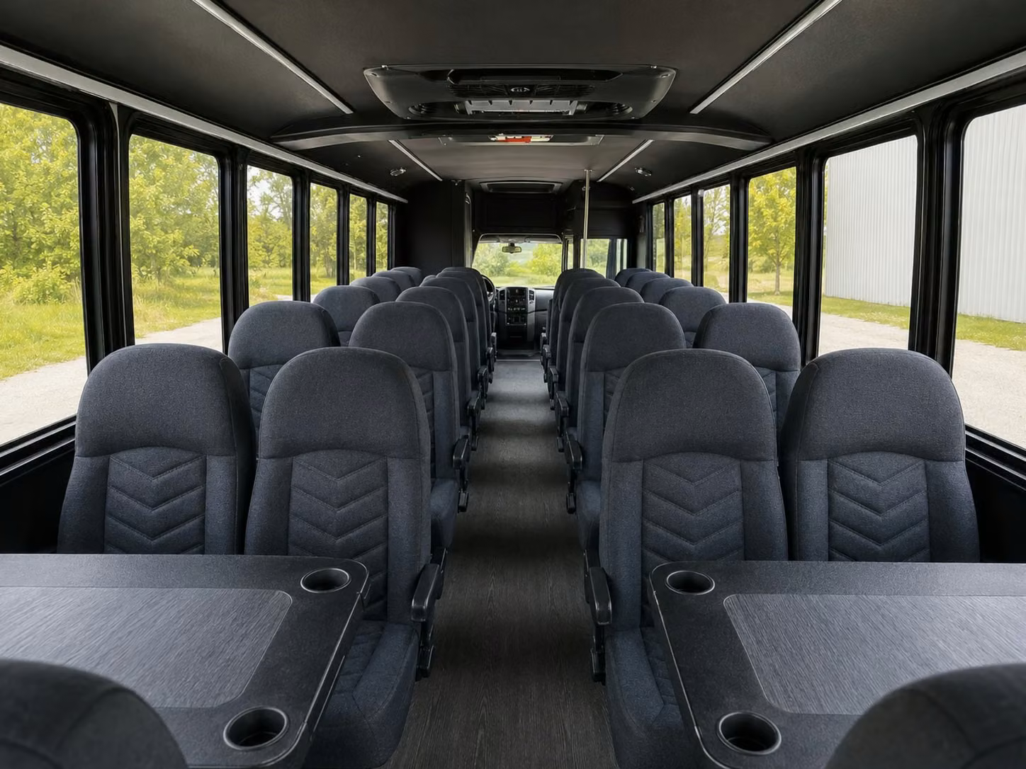 20 passenger minibus interior