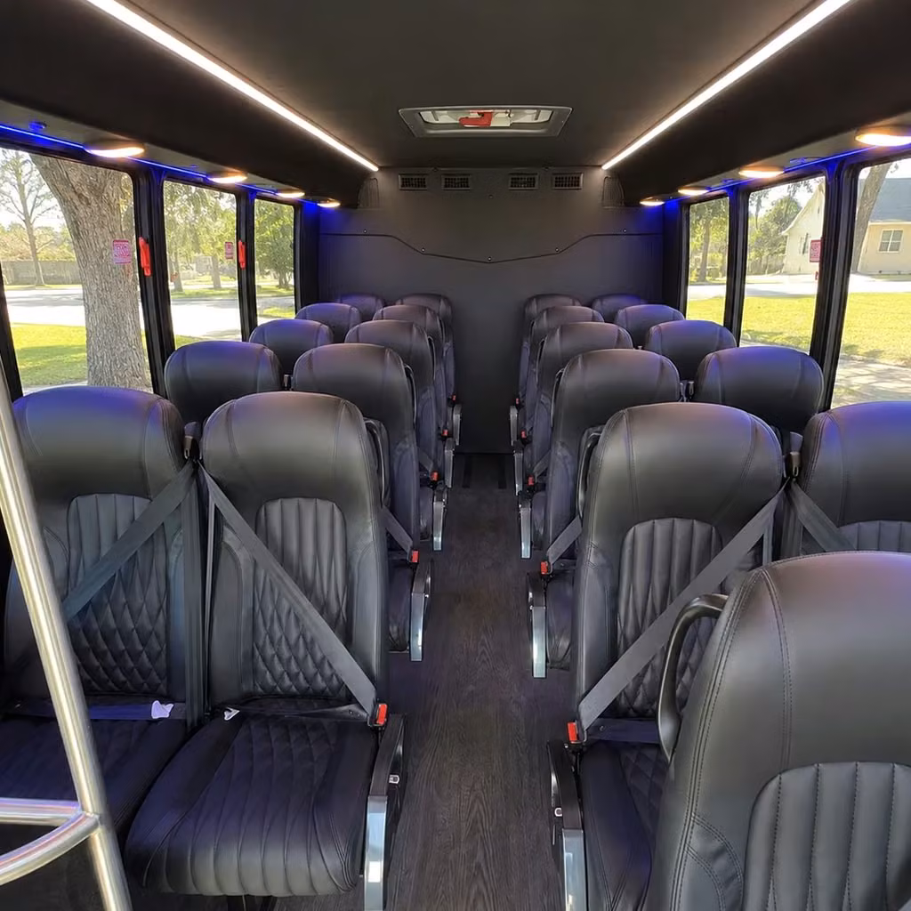 30 passenger minibus inside