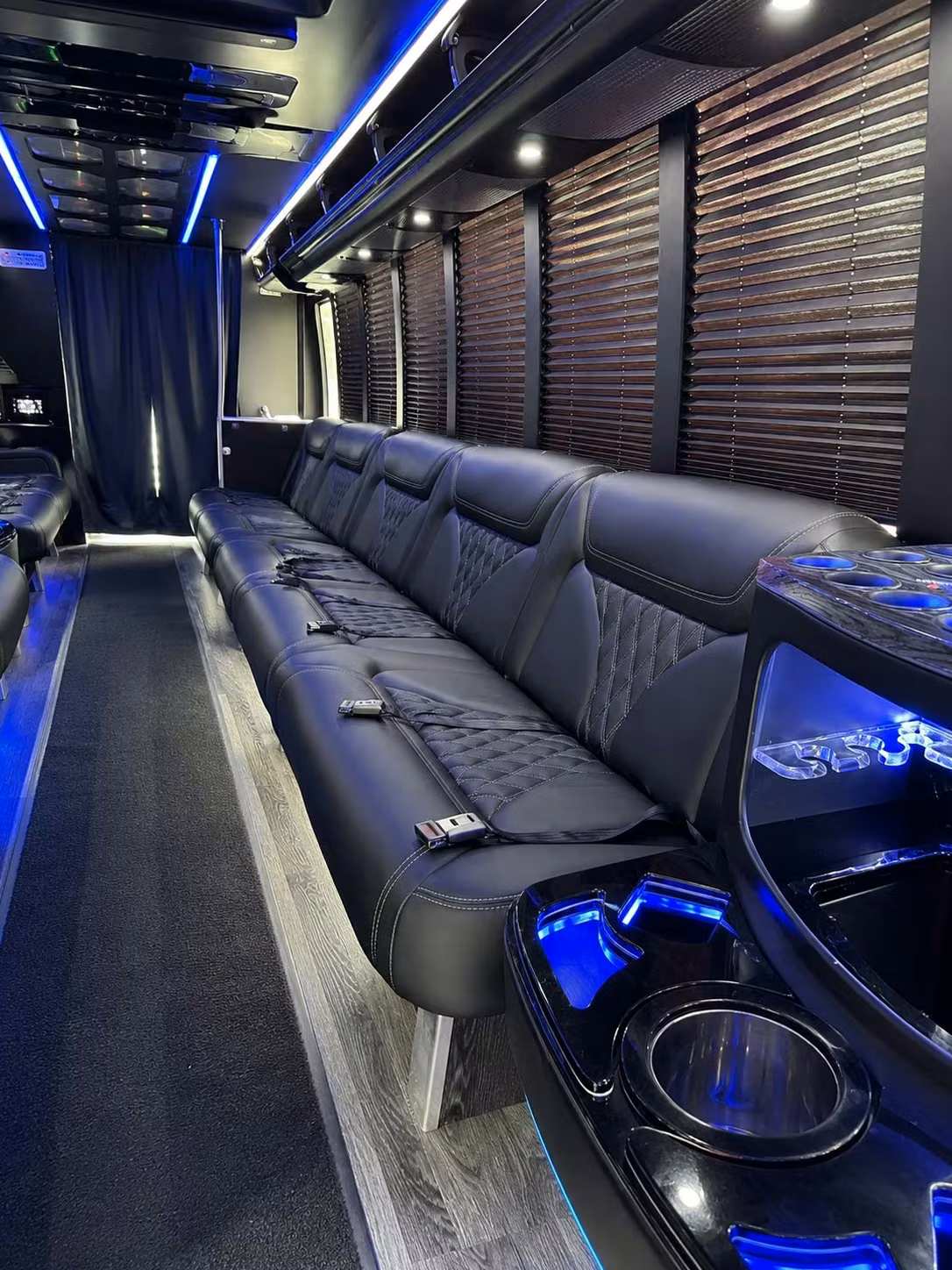 party buses for renton high school prom groups who want to arrive in style
